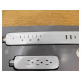 4 ft. Multiple Outlet and Wall Mounted Surge Protector Set (3-Pack)