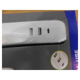 4 ft. Multiple Outlet and Wall Mounted Surge Protector Set (3-Pack)