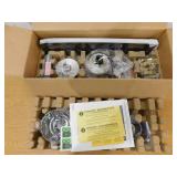 Hampton Bay Bellmore 56 in. Indoor Brushed Nickel Ceiling Fan with DC Motor and Remote Control Included