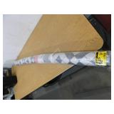 StyleWell Black and White 5 ft. x 7 ft. Diamond Vinyl Area Rug