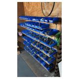 Extensive Collection of Used Bicycle Parts in Bins
