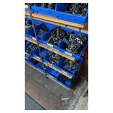 Extensive Collection of Used Bicycle Parts in Bins