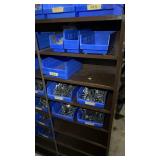 Collection of Used Bicycle Parts in Storage Bins