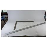 Empire 48" Straight Edge and 24" Framing Square