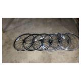 Set of 6 Bicycle Wheels 26â