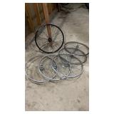 Set of 5 Bicycle Wheels 26"