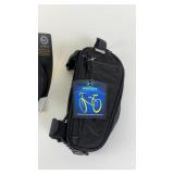 Set of 4 Bicycle Saddle Bags and Frame Packs