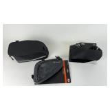 Set of 3 SKS Germany Bike Bags - Traveller Edge and Roll Pack Handlebar/Seat Bag