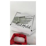 Alienation Foothold Red Bicycle Pedal Set