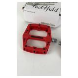 Alienation Foothold Red Bicycle Pedal Set