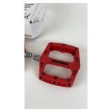 Alienation Foothold Red Bicycle Pedal Set