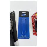 Collection of Bicycle Repair Tools and Accessories