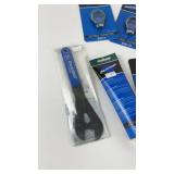 Collection of Bicycle Maintenance Tools Including Park Tool Wrenches and Brushes