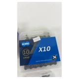 Set of 4 KMC Bicycle Chains: 12 Speed, 10 Speed, 9 Speed, and 1 Speed