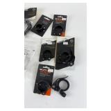 Collection of Bicycle Cables and Seat Post Clamps by Sunlite