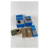 Collection of Shimano Bicycle Components: V-Brake, Shifting Lever, Bottom Brackets