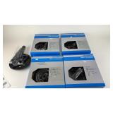Lot of 4 Shimano Front Chainwheel Sets with Crankset