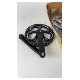 Set of Bicycle Cranksets with Chainrings