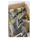 Collection of Bicycle Stems, Derailleurs, and Shims