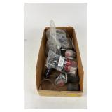 Box of SRAM Gripshift Bicycle Shifters and Accessories