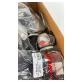 Box of SRAM Gripshift Bicycle Shifters and Accessories