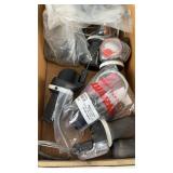 Box of SRAM Gripshift Bicycle Shifters and Accessories