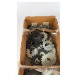 Box of Assorted Bicycle Cogs and Sprockets
