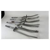 Set of 6 Chrome Plated Bike Forks in Various Measurements