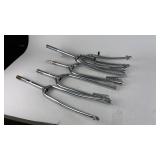 Set of 4 Chrome Bicycle Forks
