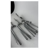 Set of 4 Chrome Bicycle Forks