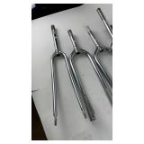 Set of 4 Chrome Bicycle Forks