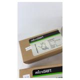 New Set of microSHIFT Cycle Components Including Derailleur, Cassette, and Shifters