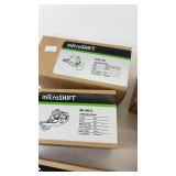 Set of 6 microSHIFT Bicycle Components - Models RD-M21L, SL-M9505-R, SL-M7180-R, TS39-7R