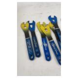 Set of 10 Park Tool Cone Wrenches Assorted Sizes