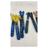 Set of 10 Park Tool Cone Wrenches Assorted Sizes