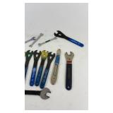 Collection of 20 Used Bicycle Wrenches and Spanners