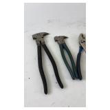 Collection of Hand Tools including Craftsman Ratchet and Pliers