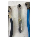 Collection of Hand Tools including Craftsman Ratchet and Pliers