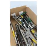 Collection of Assorted Hand Tools Including Wrenches and Pliers