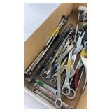 Collection of Assorted Hand Tools Including Wrenches and Pliers