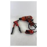 Black & Decker Corded Drill with Tools and Accessories
