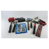 Collection of Hand and Rivet Tools with Bit Sets