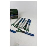 Set of Bicycle Repair Wrenches and S-K Tools Case