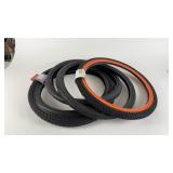 Set of 5 Assorted Bicycle Tires including Kenda Kwest and CST Vault BMX