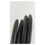 Set of 4 Bicycle Tires 20 x 1 3/8 with Wire Bead Construction