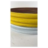 Set of 5 Sunlite 27x1-1/4 Bicycle Tires in Yellow, Blue, and Brown