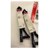 Bicycle Security Skewer Set with Cable Locks and Strap Lanyards