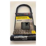 Kryptonite Keeper U-Lock and Bontrager Combo Keyed Chain Lock