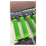 Collection of 8 Pairs of ODI Lock-On Motorcycle Handlebar Grips in Assorted Colors