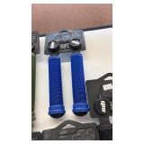 Collection of 8 Pairs of ODI Lock-On Motorcycle Handlebar Grips in Assorted Colors